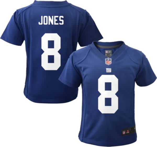 Nike Boys' New York Giants Daniel Jones #8 Royal Game Jersey