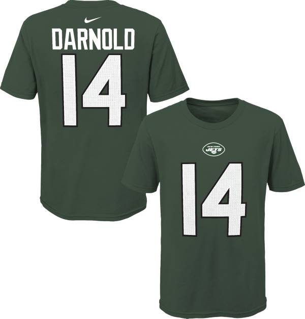 NFL Team Apparel Youth New York Jets Sam Darnold #85 Green Player T-Shirt