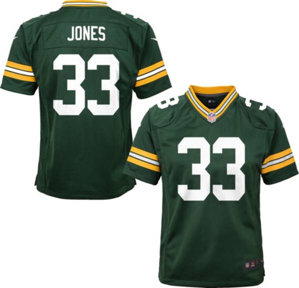 Nike Youth Green Bay Packers Aaron Jones #33 Green Game Jersey product image