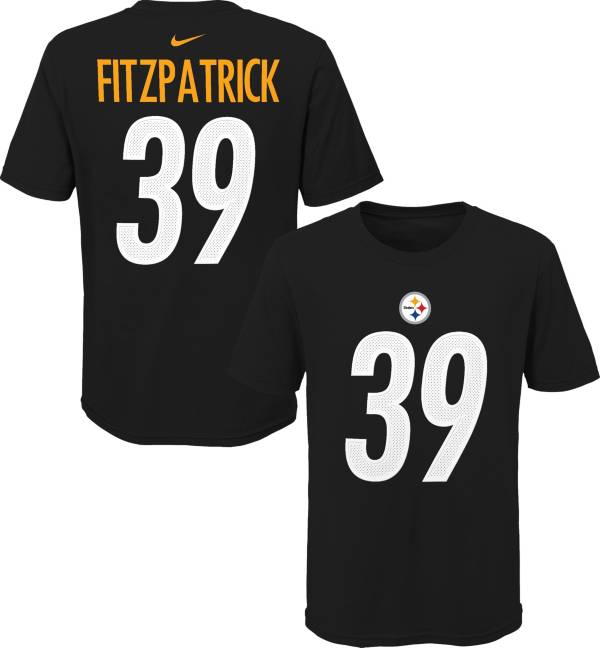 NFL Team Apparel Youth Pittsburgh Steelers Minkah Fitzpatrick #85 Black Player T-Shirt