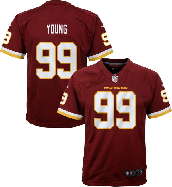 Nike Youth Washington Football Team Chase Young #99 Red Game Jersey