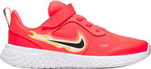 Nike Kids' Preschool Revolution 5 Flame Running Shoes