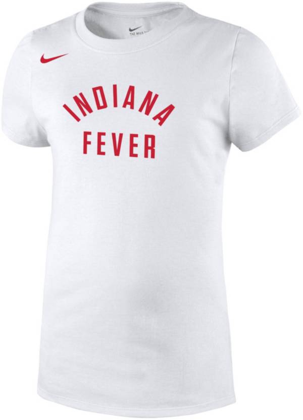 Nike Girls' Indiana Fever Wordmark White T-Shirt