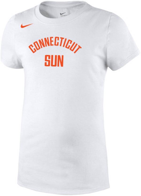 Nike Girls' Connecticut Sun Wordmark White T-Shirt