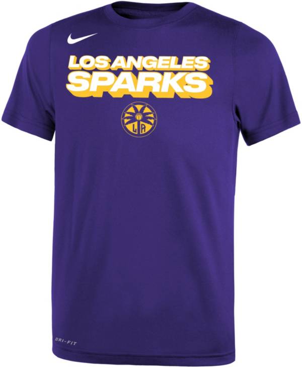 Nike Youth Los Angeles Sparks Purple Logo T-Shirt