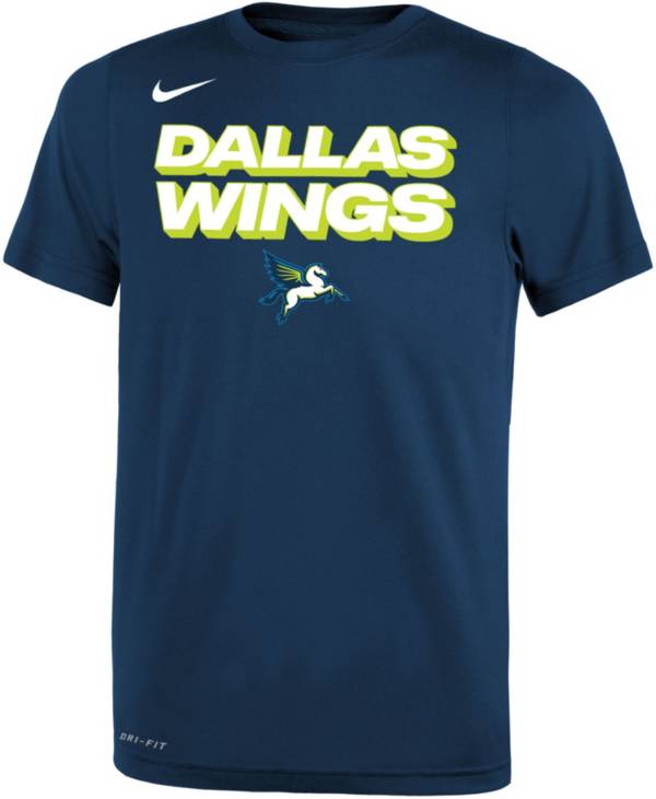 Nike Youth Dallas Wings Navy Logo T-Shirt