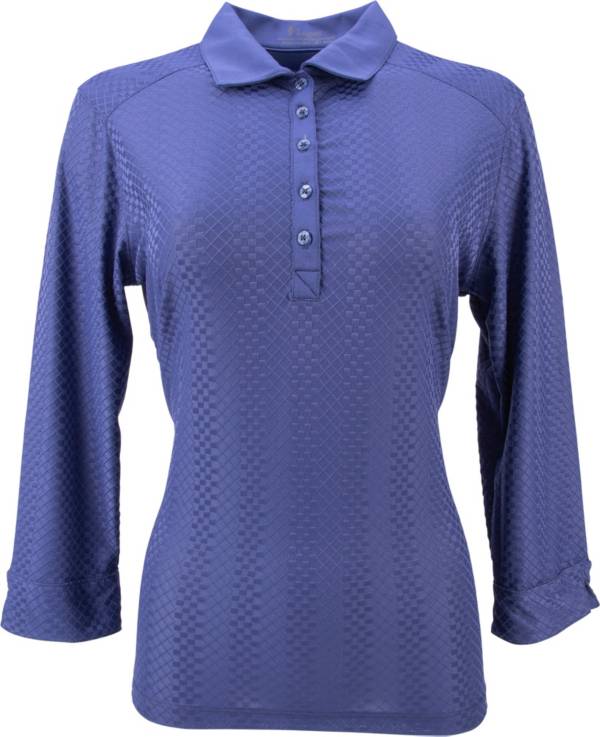 Nancy Lopez Women's Grace 3/4 Sleeve Polo