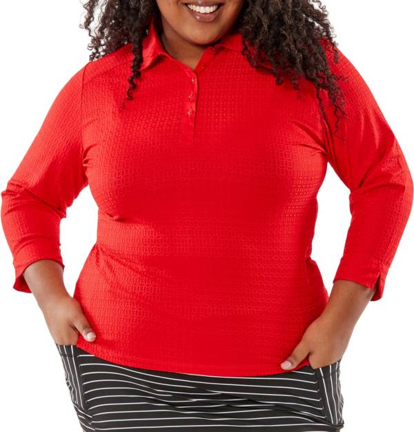 Nancy Lopez Women's Journey 3/4 Sleeve Polo