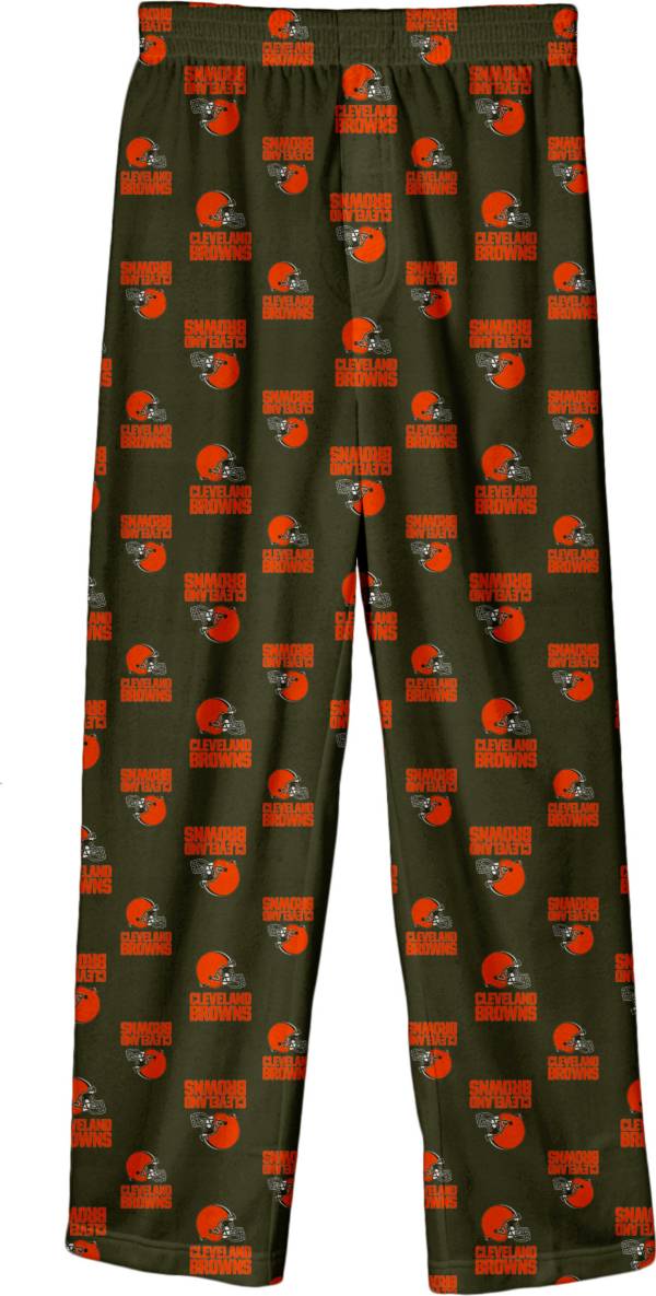 NFL Team Apparel Boys' Cleveland Browns Jersey Pajama Pants