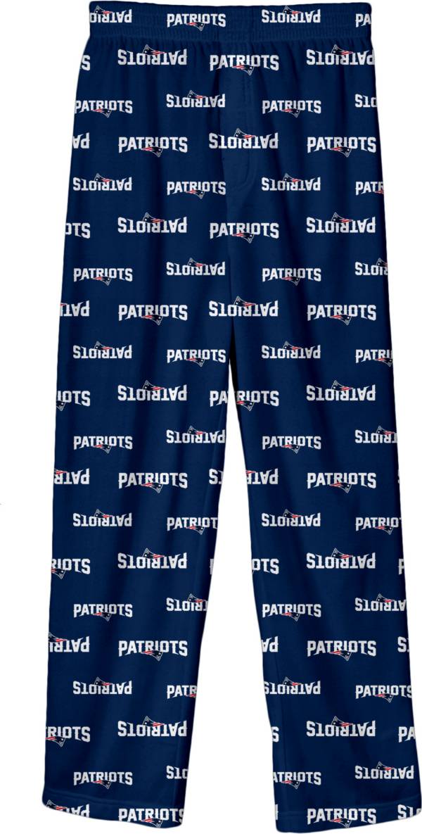 NFL Team Apparel Boys' New England Patriots Jersey Pajama Pants