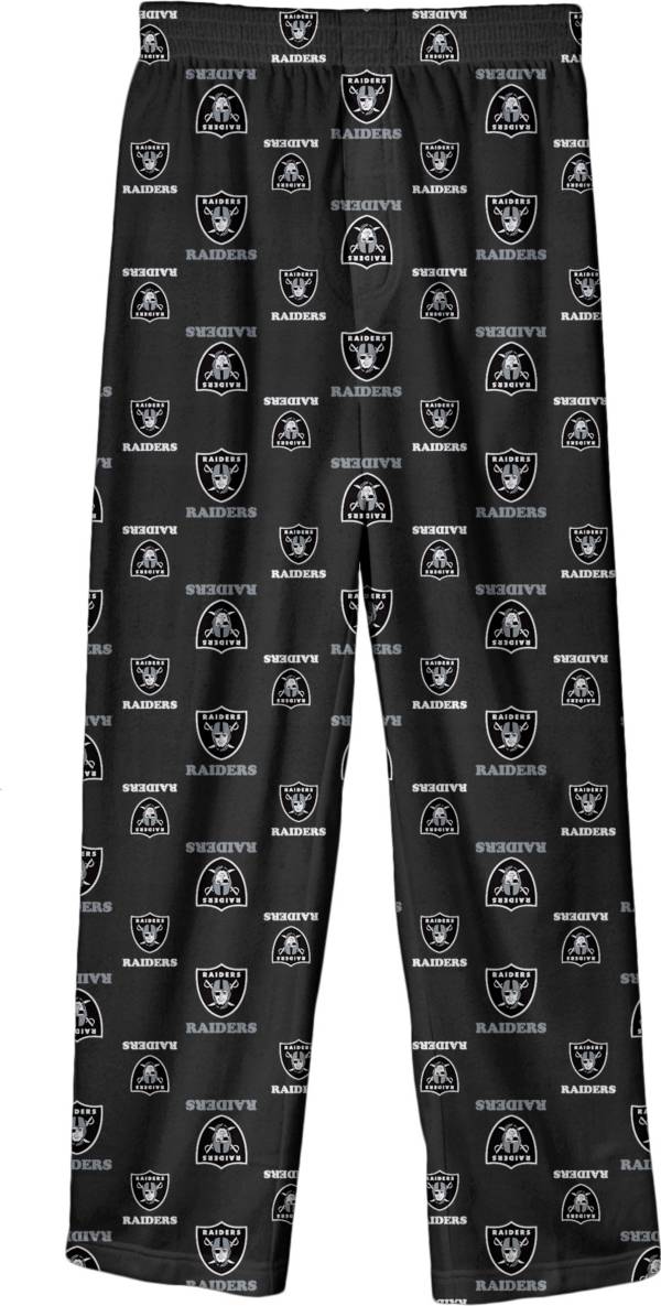 NFL Team Apparel Boys' Las Vegas Raiders Jersey Pajama Pants product image
