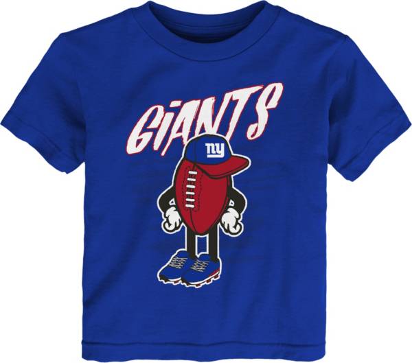 NFL Team Apparel Toddler New York Giants Royal Team Logo T-Shirt