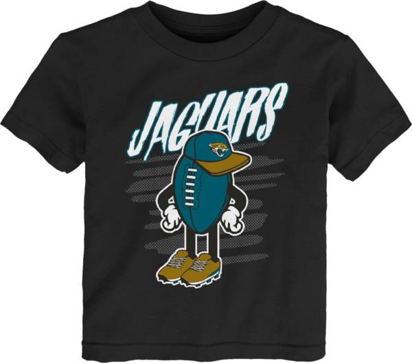 NFL Team Apparel Toddler Jacksonville Jaguars Black Team Logo T-Shirt