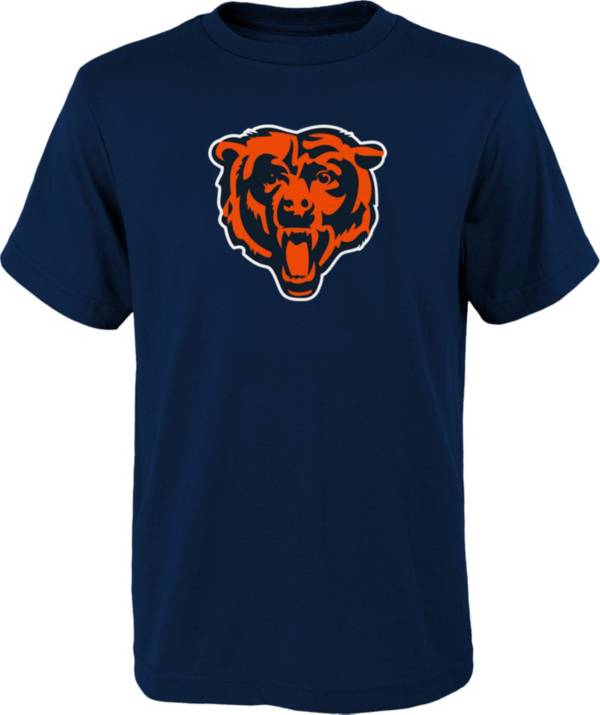 NFL Team Apparel Youth Chicago Bears Navy Team Logo T-Shirt product image