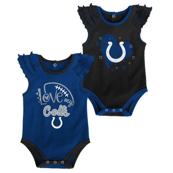 Gen2 Infant Girl Indianapolis Colts 2-Piece Onesie Set