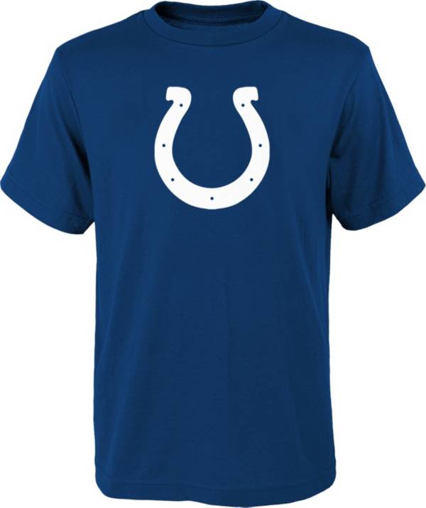 NFL Team Apparel Youth Indianapolis Colts Blue Team Logo T-Shirt