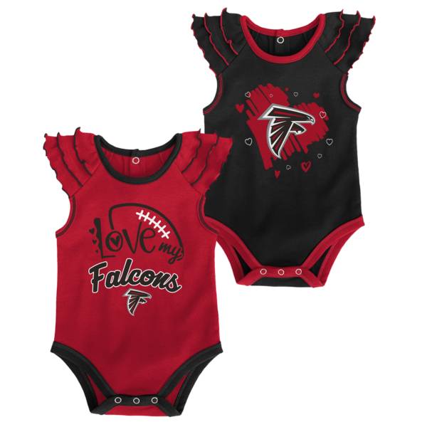 Gen2 Infant Girl Atlanta Falcons 2-Piece Onesie Set