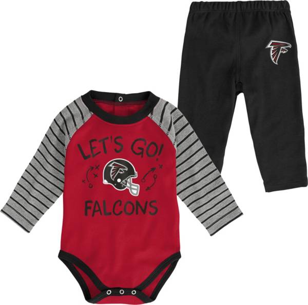 NFL Team Apparel Youth Atlanta Falcons Long Sleeve Set