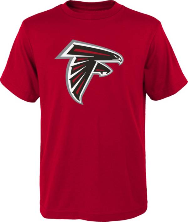 NFL Team Apparel Youth Atlanta Falcons Red Team Logo T-Shirt