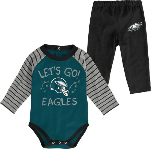 NFL Team Apparel Youth Philadelphia Eagles Long Sleeve Set