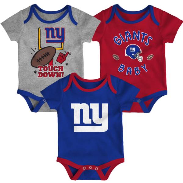 NFL Team Apparel Infant New York Giants 3-Piece Creeper Set