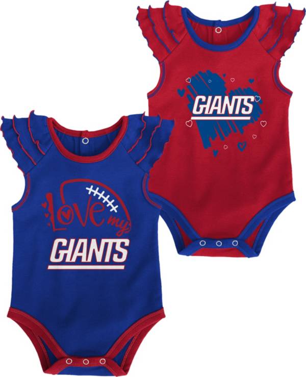 Gen2 Infant Girl New York Giants 2-Piece Onesie Set