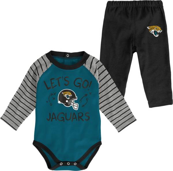 NFL Team Apparel Infant Jacksonville Jaguars 3-Piece Creeper Set