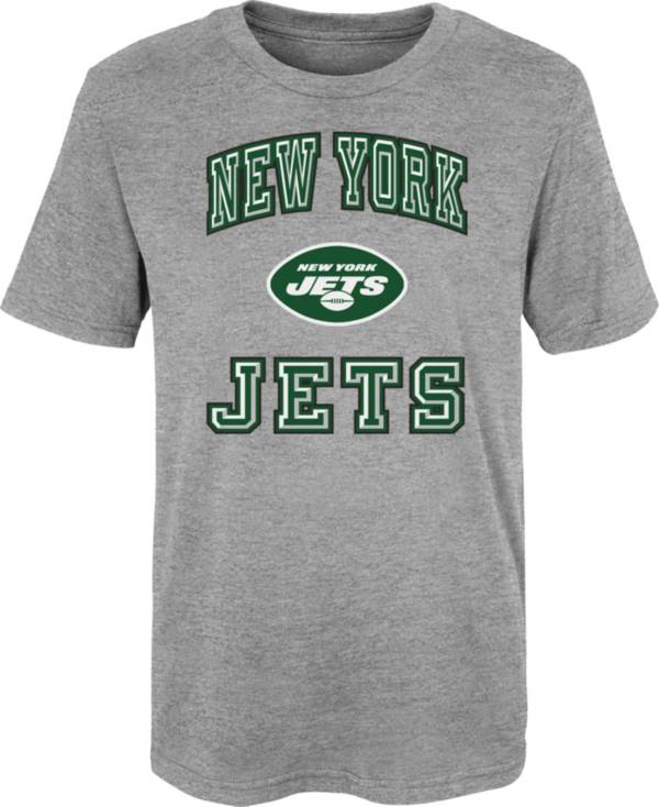 NFL Team Apparel Youth 4-7 New York Jets Chiseled T-Shirt