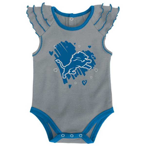 Gen2 Infant Girl Detroit Lions 2-Piece Onesie Set