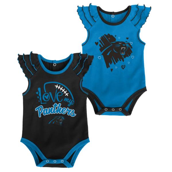 Gen2 Infant Girl Carolina Panthers 2-Piece Onesie Set