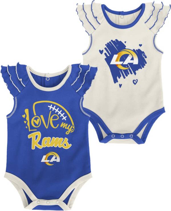 Gen2 Infant Girl Los Angeles Rams 2-Piece Onesie Set