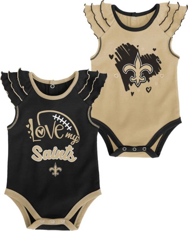 Gen2 Infant Girl New Orleans Saints 2-Piece Onesie Set