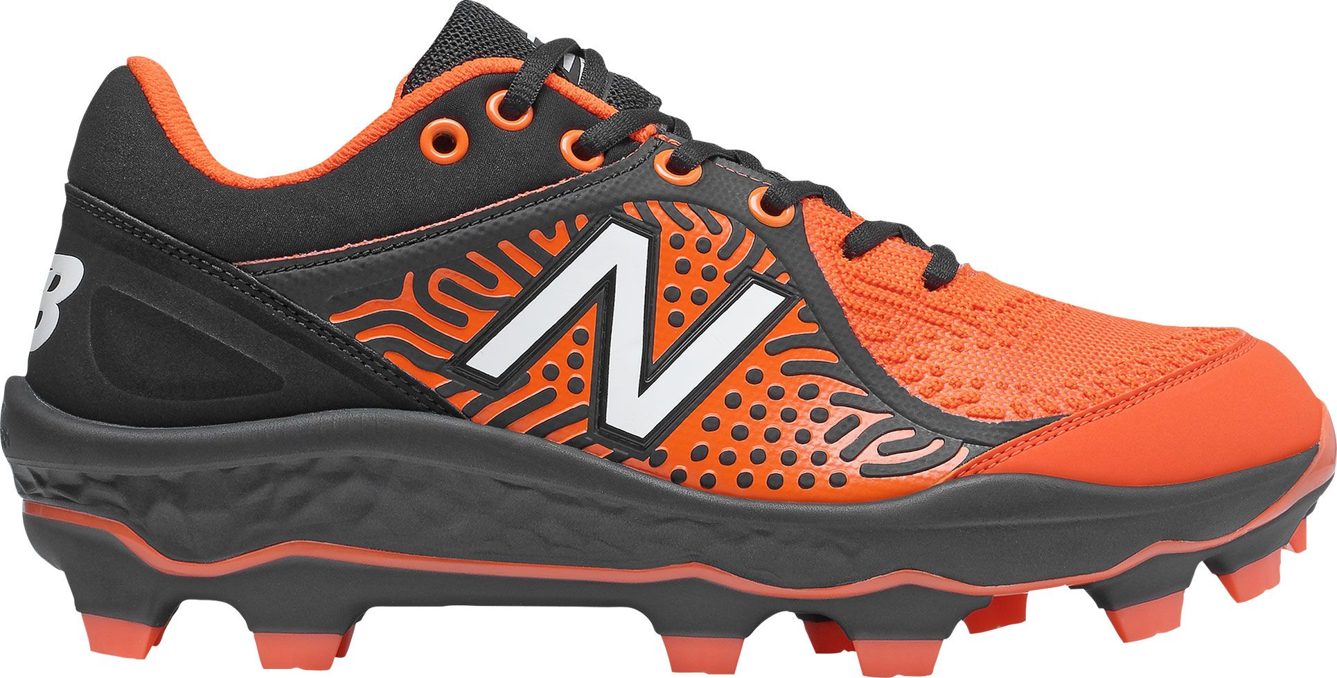 new balance youth baseball cleats orange