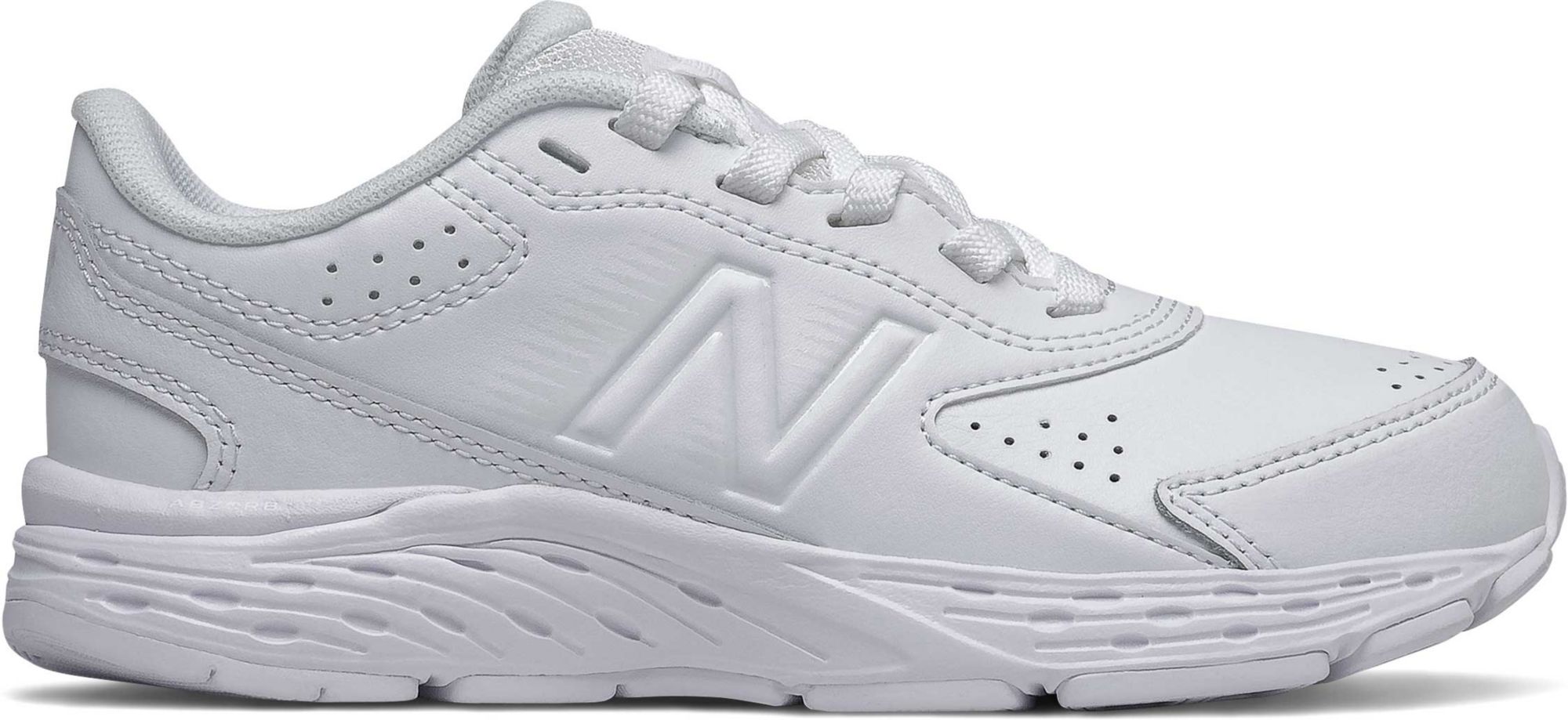 new balance kids white