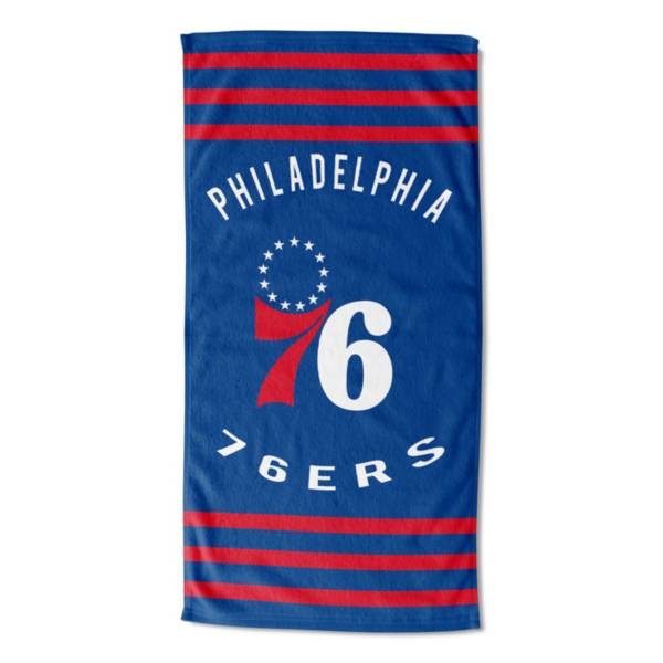 TheNorthwest Philadelphia 76ers Stripes Beach Towel