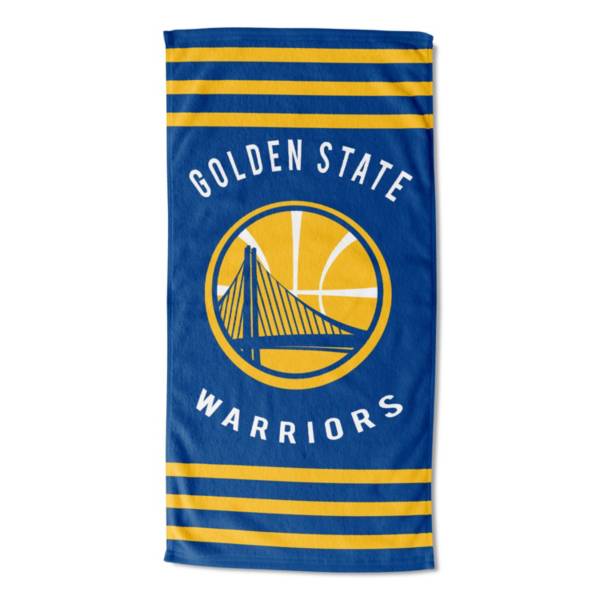 TheNorthwest Golden State Warriors Striped Beach Towel