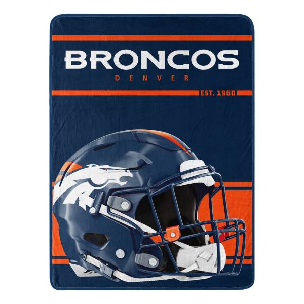 Denver Broncos 46'' x 30'' Run Micro Raschel