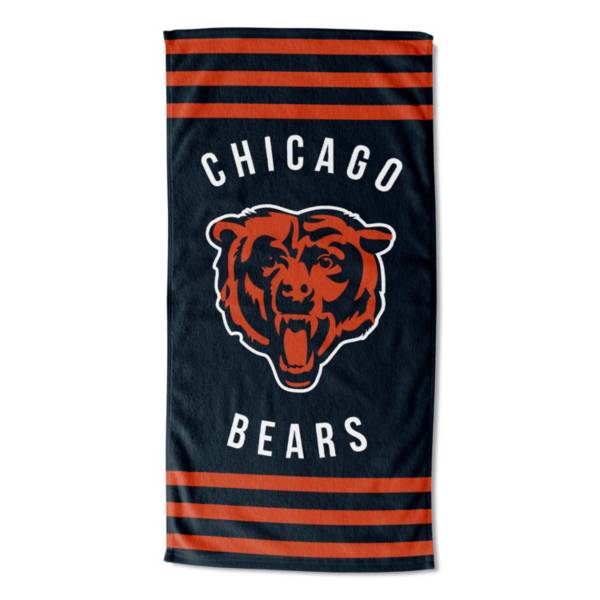 TheNorthwest Chicago Bears Stripes Beach Towel