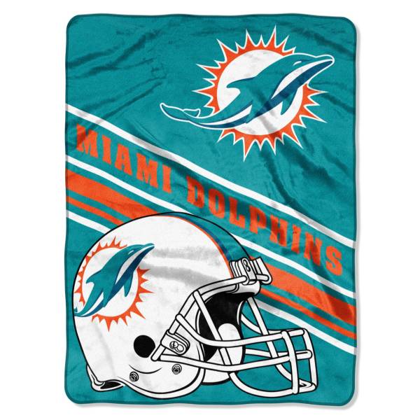 Miami Dolphins 60'' x 80'' Slant Raschel