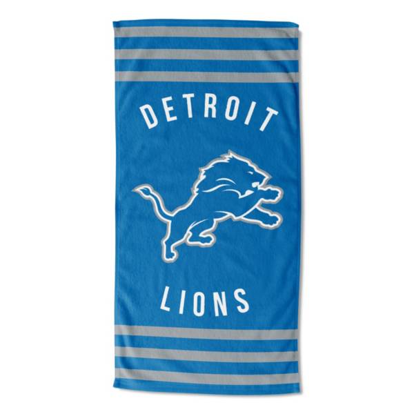 TheNorthwest Detroit Lions Stripes Beach Towel