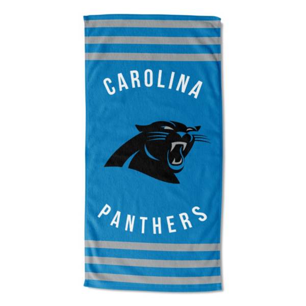 TheNorthwest Carolina Panthers Stripes Beach Towel