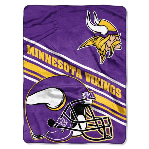 Minnesota Vikings 60'' x 80'' Slant Raschel