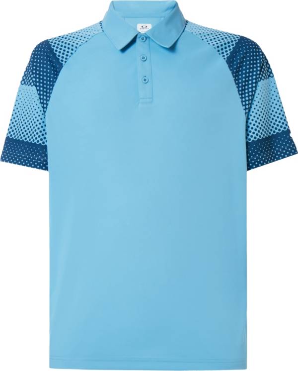 Oakley Men's Dot Sleeves Golf Polo Shirt