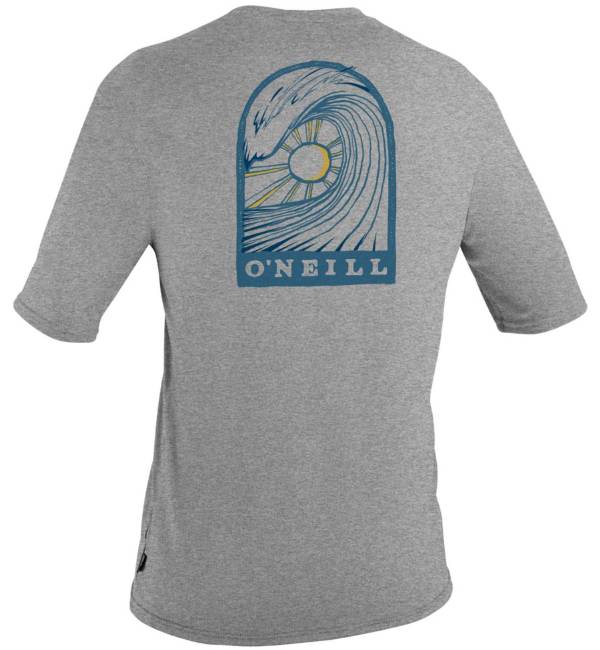 O'Neill Men's Hybrid Graphic Short Sleeve Sun Shirt