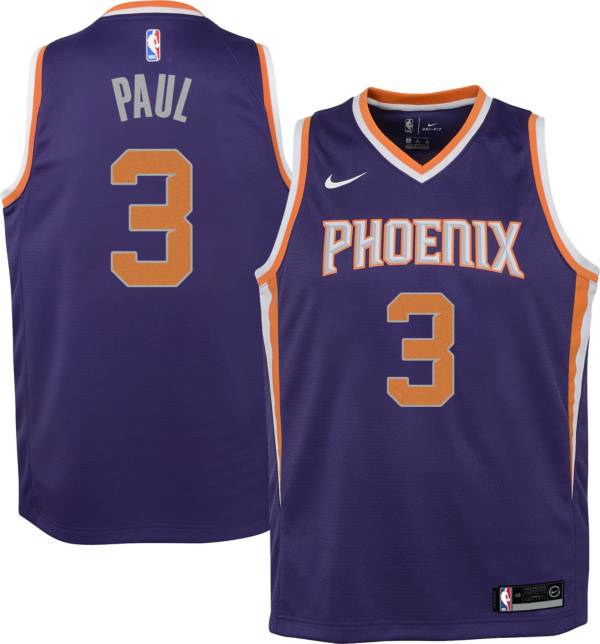 Nike Youth Phoenix Suns Chris Paul #3 Purple Dri-FIT Swingman Jersey