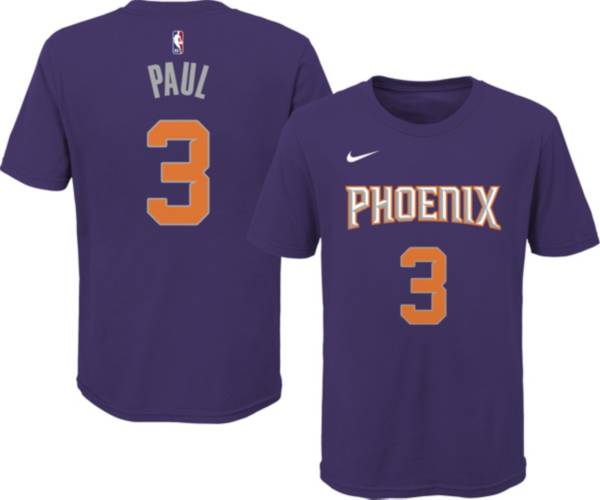 Nike Youth Phoenix Suns Chris Paul #3 Purple Cotton T-Shirt