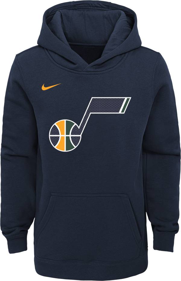 Nike Youth Utah Jazz Navy Logo Hoodie