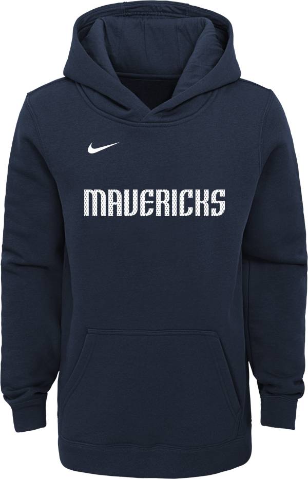 Nike Youth Dallas Mavericks Navy Statement Hoodie