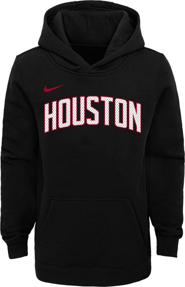 Nike Youth Houston Rockets Black Statement Hoodie