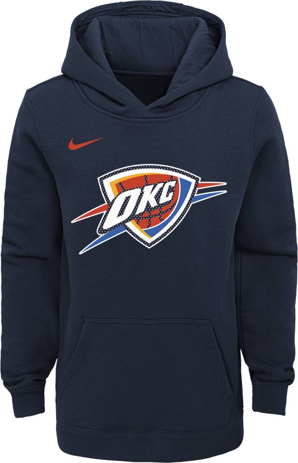 Nike Youth Oklahoma City Thunder Navy Logo Hoodie